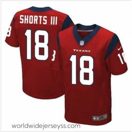 Exceptionally fashioned New Houston Texans #18 Cecil Shorts III Red Alternate Stitched NFL Elite Jersey
