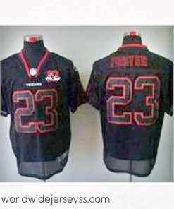 Marvelously styled Nike Houston Texans 23 Arian Foster Black Elite Lights Out W 10th Patch NFL Jersey