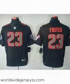 Marvelously styled Nike Houston Texans 23 Arian Foster Black Limited Impact NFL Jersey
