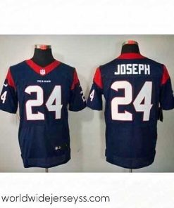 Finely crafted Nike Houston Texans 24 Johnathan Joseph Blue Elite NFL Jersey