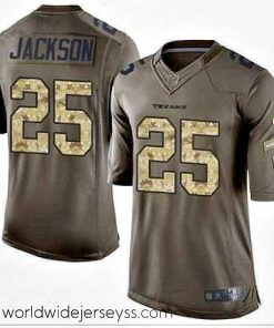Marvelously styled Nike Houston Texans #25 Kareem Jackson Green 27s Stitched NFL Limited Salute to Service Jersey