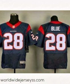 Marvelously styled Nike Houston Texans 28 Alfred Blue Blue Elite NFL Jersey