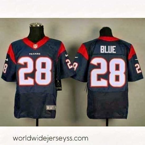 Marvelously styled Nike Houston Texans 28 Alfred Blue Blue Elite NFL Jersey