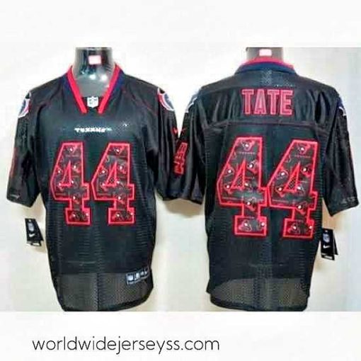 Exceptionally fashioned Nike Houston Texans 44 Ben Tate Black Elite Lights Out NFL Jersey