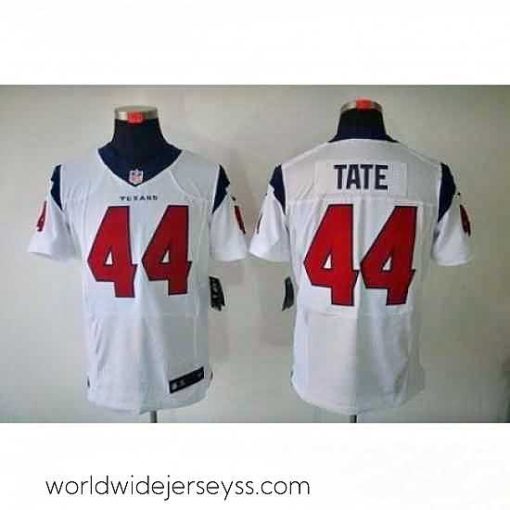 Exquisitely designed Nike Houston Texans 44 Ben Tate White Elite NFL Jersey