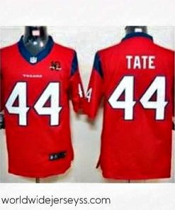 Exquisitely designed Nike Houston Texans 44 Ben Tate red Limited W 10th Patch NFL Jersey