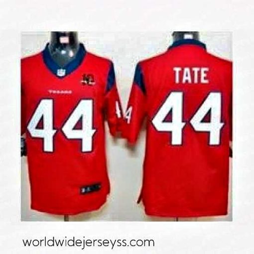 Exquisitely designed Nike Houston Texans 44 Ben Tate red Limited W 10th Patch NFL Jersey