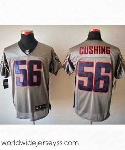 Exceptionally fashioned Nike Houston Texans 56 Brian Cushing Grey Elite Shadow NFL Jersey