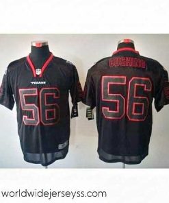 Exceptionally fashioned Nike Houston Texans 56 Brian Cushing Lights Out Black Elite NFL Jersey