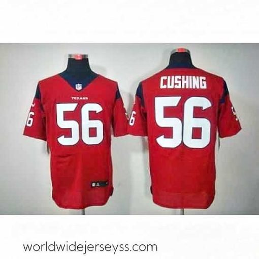 Finely crafted Nike Houston Texans 56 Brian Cushing Red Elite NFL Jersey