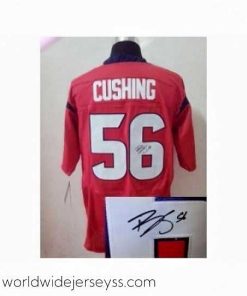 Exceptionally fashioned Nike Houston Texans 56 Brian Cushing red Elite signature NFL Jersey