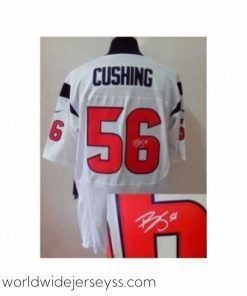 Exquisitely designed Nike Houston Texans 56 Brian Cushing white Elite signature NFL Jersey