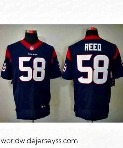 Marvelously styled Nike Houston Texans 58 Brooks Reed Blue Elite NFL Jersey