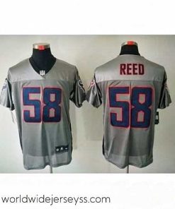 Marvelously styled Nike Houston Texans 58 Brooks Reed Grey Elite Shadow NFL Jersey