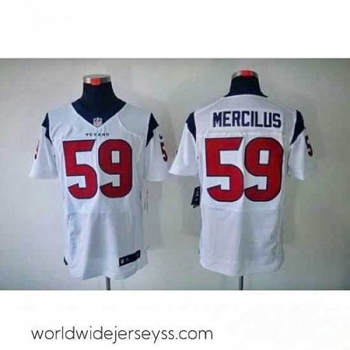 Exquisitely designed Nike Houston Texans 59 Whitney Mercilus White Elite NFL Jersey