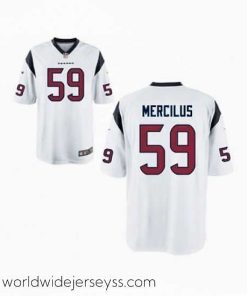 Marvelously styled Nike Houston Texans 59 Whitney Mercilus White Game NFL Jersey
