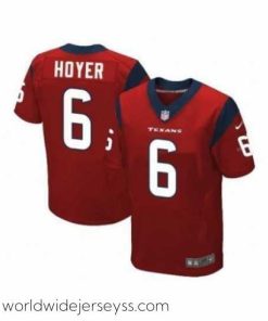 Marvelously styled Nike Houston Texans 6 Brian Hoyer Red Elite NFL Jersey