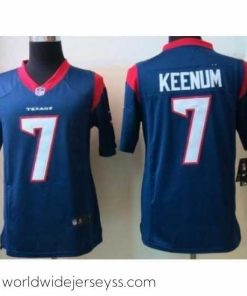 Exquisitely designed Nike Houston Texans 7 Case Keenum Limited Blue NFL Jersey