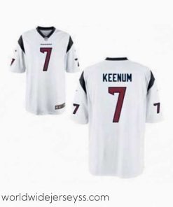 Finely crafted Nike Houston Texans 7 Case Keenum White Elite NFL Jersey