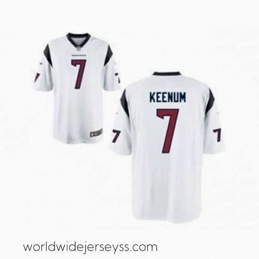 Finely crafted Nike Houston Texans 7 Case Keenum White Elite NFL Jersey