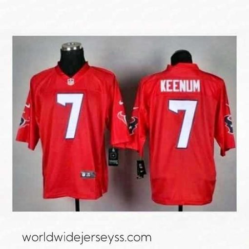 Finely crafted Nike Houston Texans 7 Case Keenum red Elite NFL Jersey