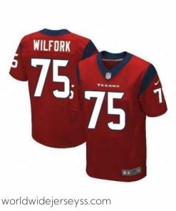 Exquisitely designed Nike Houston Texans 75 Vince Wilfork Red Elite NFL Jersey