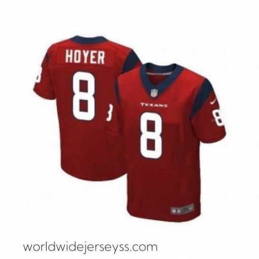 Exquisitely designed Nike Houston Texans 8 Brian Hoyer Red Elite NFL Jersey