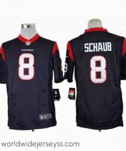 Superbly made Nike Houston Texans 8 Matt Schaub Blue LIMITED NFL Jersey