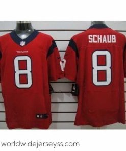 Superbly made Nike Houston Texans 8 Matt Schaub Red Elite NFL Jersey