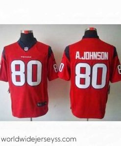 Marvelously styled Nike Houston Texans 80 Andre Johnson Red LIMITED NFL Jersey