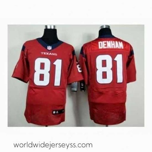 Exceptionally fashioned Nike Houston Texans 81 Anthony Denham red Elite NFL Jerseys