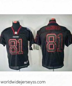 Exceptionally fashioned Nike Houston Texans 81 Owen Daniels Black Elite Lights Out NFL Jerseys