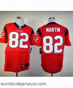 Superbly made Nike Houston Texans 82 Keshawn Martin red Elite NFL Jersey