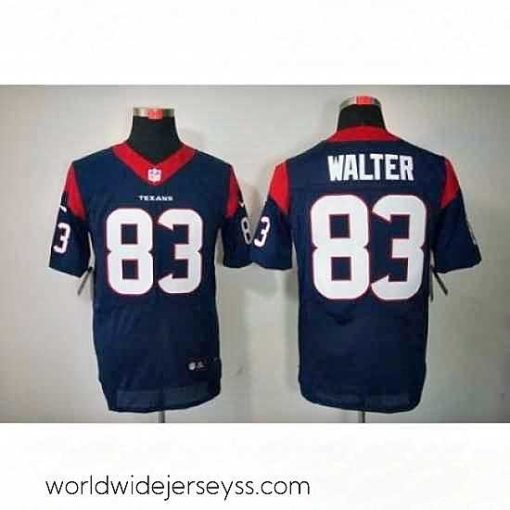 Exquisitely designed Nike Houston Texans 83 Kevin Walter Blue Elite NFL Jersey