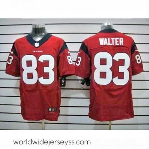 Exquisitely designed Nike Houston Texans 83 Kevin Walter Red Elite NFL Jersey