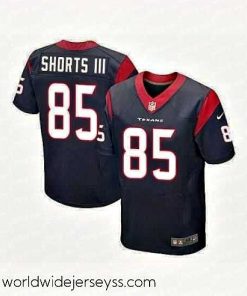 Marvelously styled Nike Houston Texans 85 Cecil Shorts III Blue Elite NFL Jersey