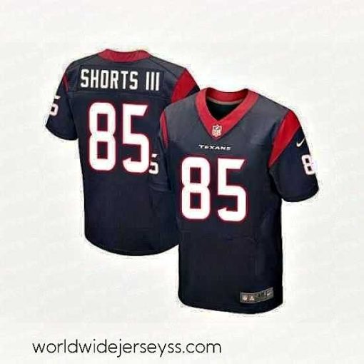 Marvelously styled Nike Houston Texans 85 Cecil Shorts III Blue Elite NFL Jersey