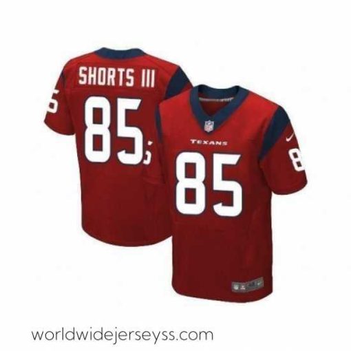 Superbly made Nike Houston Texans 85 Cecil Shorts III Red Elite NFL Jersey