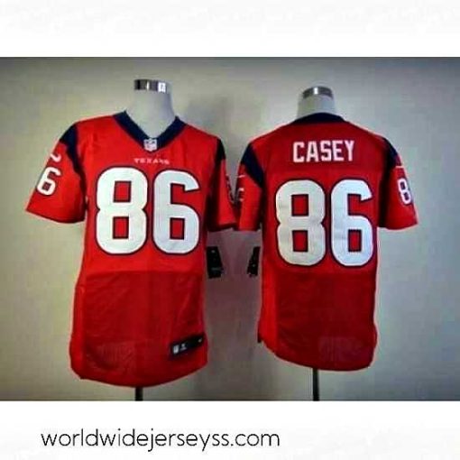 Finely crafted Nike Houston Texans 86 James Casey red Elite NFL Jersey