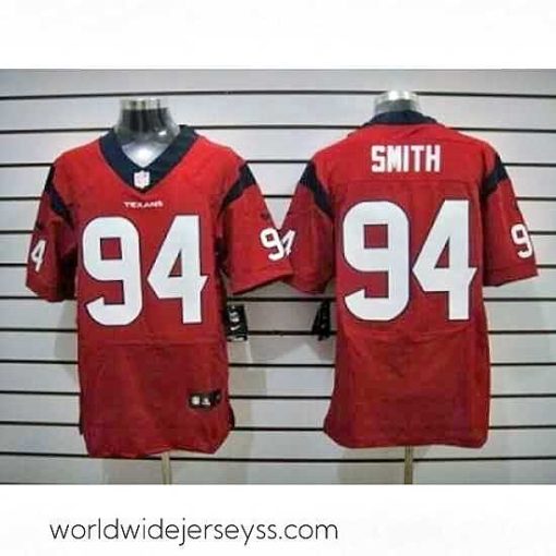 Exceptionally fashioned Nike Houston Texans 94 Antonio Smith Red Elite NFL Jersey