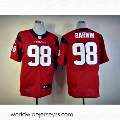 Exquisitely designed Nike Houston Texans 98 Connor Barwin Red Elite NFL Jersey