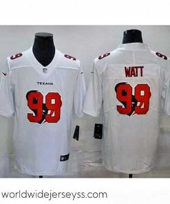 Superbly made Nike Houston Texans 99 J J  Watt White Shadow Logo Limited Jersey