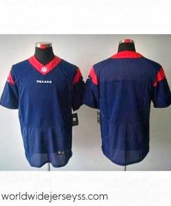 Marvelously styled Nike Houston Texans Blank Blue Elite NFL Jersey