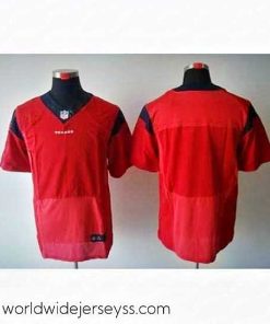 Marvelously styled Nike Houston Texans Blank Red Elite NFL Jersey