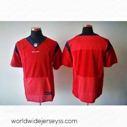 Marvelously styled Nike Houston Texans Blank Red Elite NFL Jersey