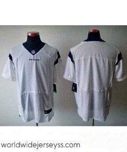 Marvelously styled Nike Houston Texans Blank White Elite NFL Jersey