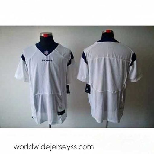 Marvelously styled Nike Houston Texans Blank White Elite NFL Jersey