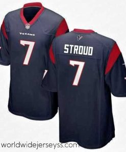 Exquisitely designed Nike Houston Texans CJ Stroud #7 Blue Vapor Untouchable Limited Stitched NFL Jersey