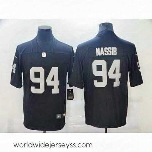 Marvelously styled Nike Raiders 94 Carl Nassib Black Vapor Untouchable Limited Jersey
