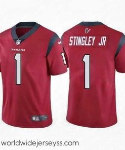 Exceptionally fashioned Nike Texans 1 Derek Stingley Jr Red 2022 NFL Draft Vapor Untouchable Limited Jerse